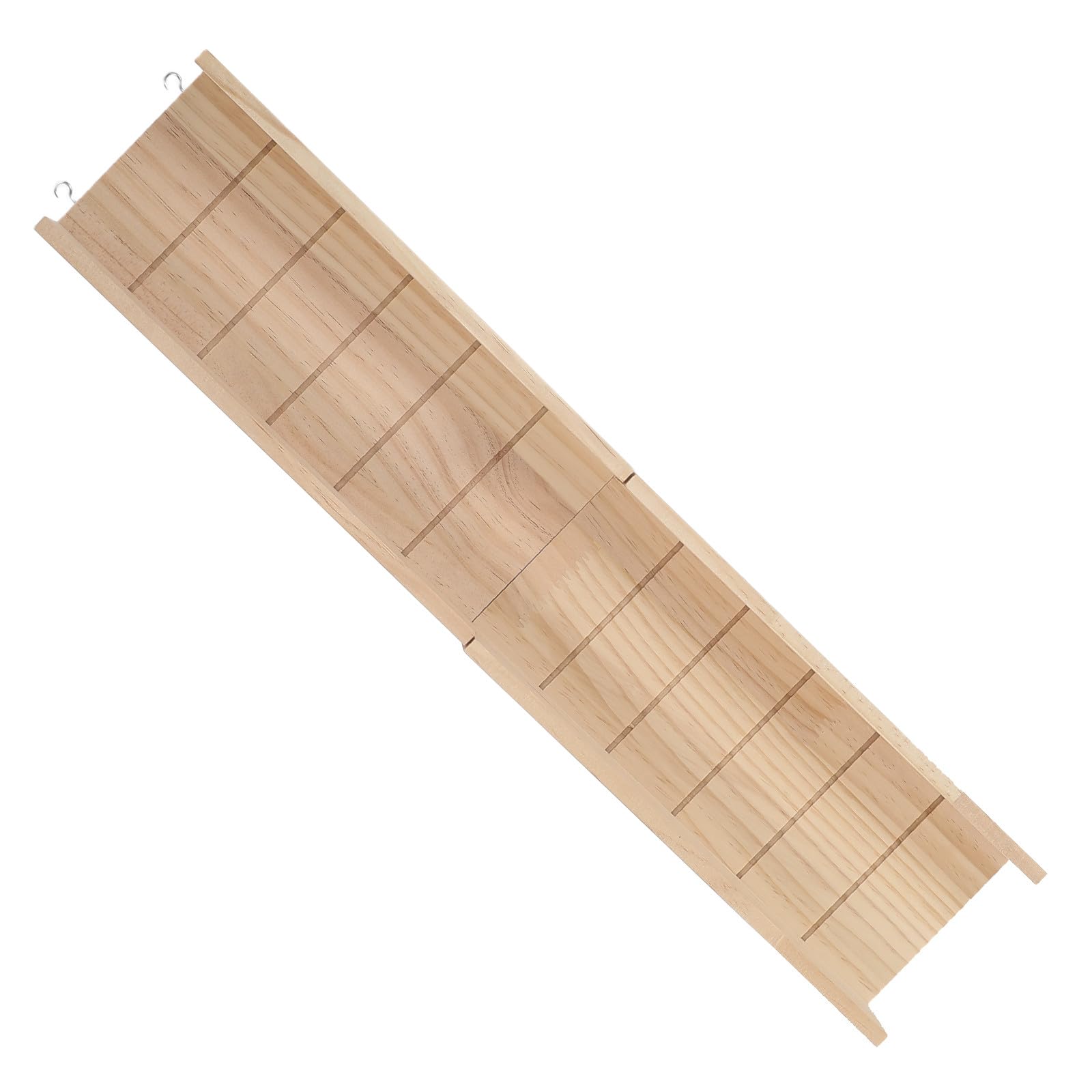 Holzspielzeug für Kleine Haustiere Meerschweinchen Rampe mit Rutsche Multifunktionales Spielgerät in Khaki für Hamster Spielplatz und Kleintier Gehege