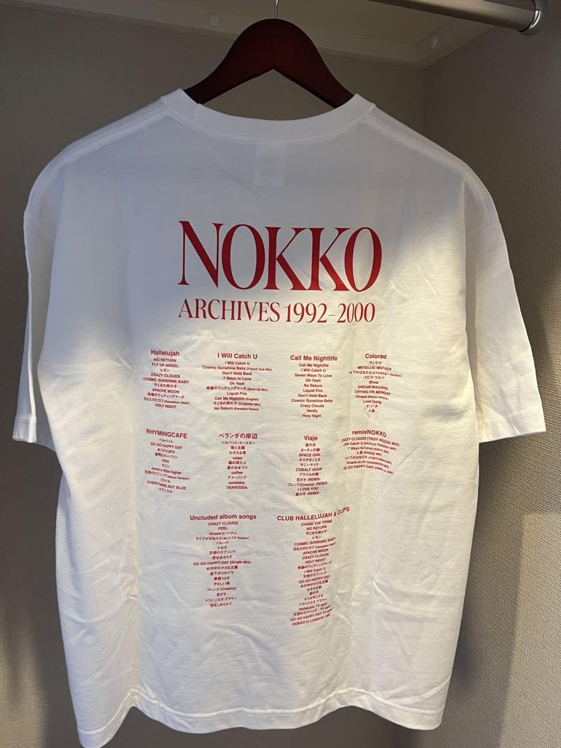 Amazon.co.jp: 直筆サイン入 NOKKO ARCHIVES1992-2000 オリジナルT