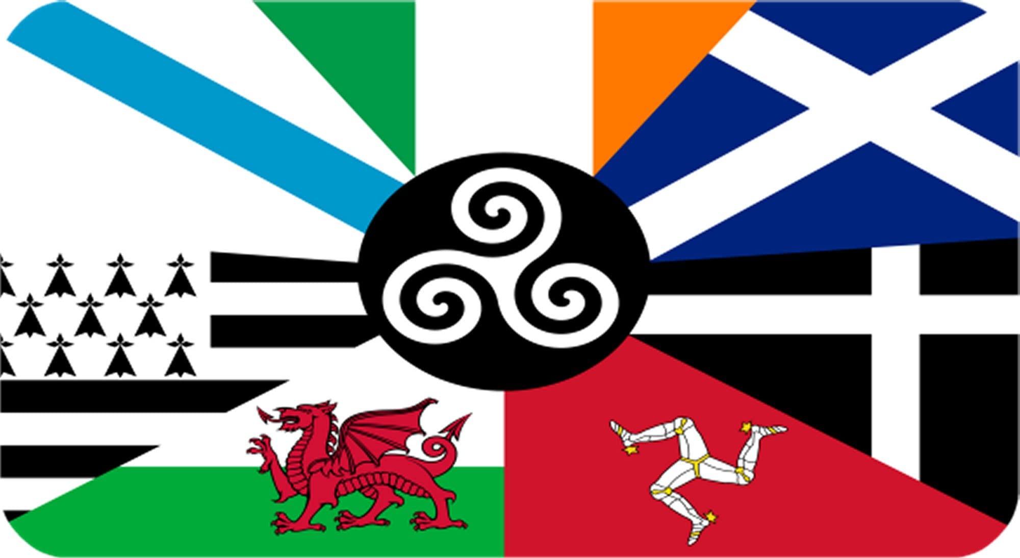 Celtic Nations Rectangle Fridge Magnet Fantastic Souvenir