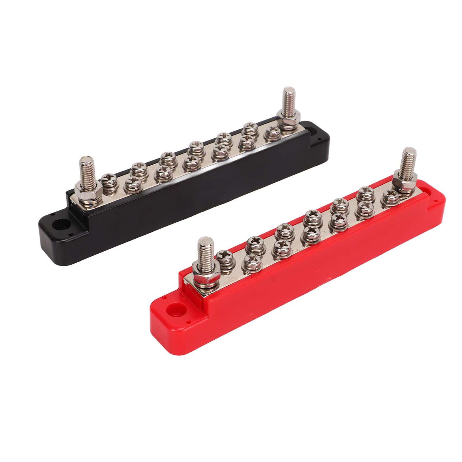 Bloc De Distribution D Alimentation 14 Voies Tension 300 V AC 48 V DC Courant 150 A Haute Conductivite en Laiton pour Systemes Electriques Camping Car Yacht Bateau