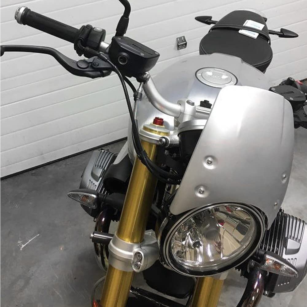 Z Motorcycle Windshield Aluminum Wind Deflector Windscreen for BMW