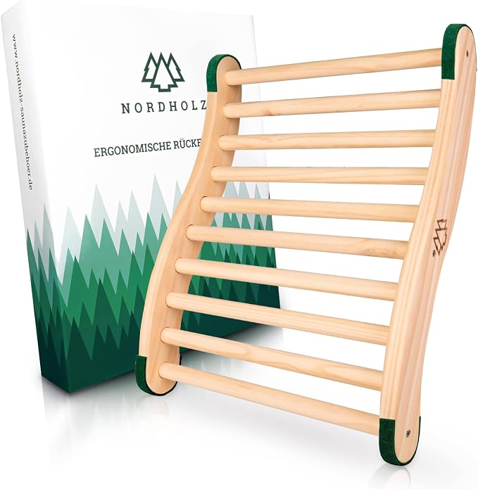 Nordholz Sauna-Rückenlehne ergonomisch