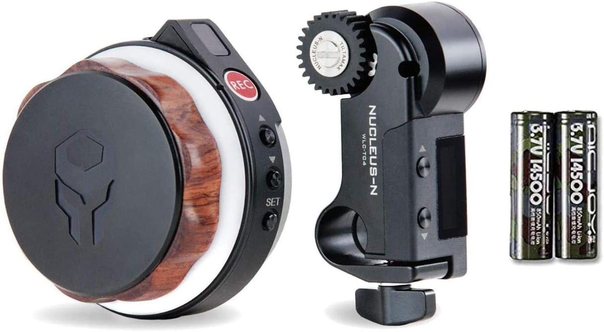 Tilta Nucleus-Nano Wireless Lens Control System for Most DSLR, Mirrorless, or Cine-Style Lenses on Cage, Gimbal Like Ronin S