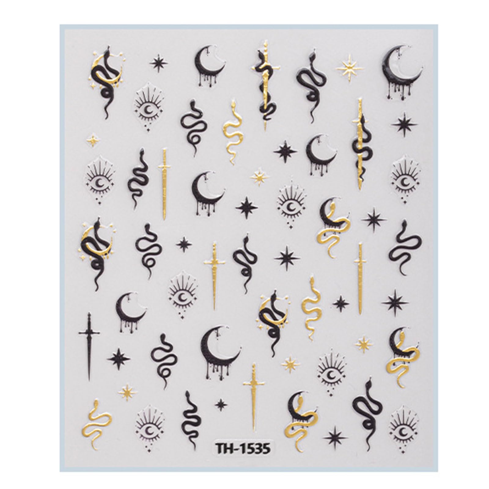 1 Sheet Chinese New Year Nails Art Stickers for Women Manicure Decors Spring Festival Nails Decals Accesory Traditional Pattern Art