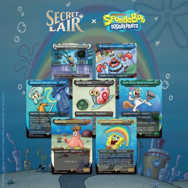 Magic the Gathering Secret Lair x Spongebob Squarepants: Legends of Bikini Bottom (Non-Foil)