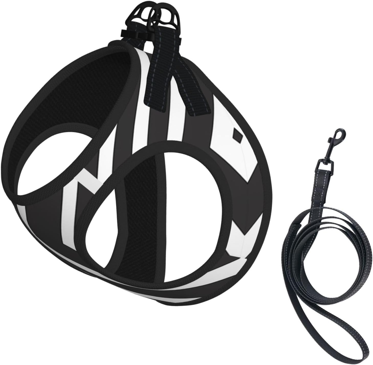 Abstract Characters in The Framework Pet Vest Small Size Dog Harness and Leash Set, Reflective & Breathable for Puppy Training with Accessories Small