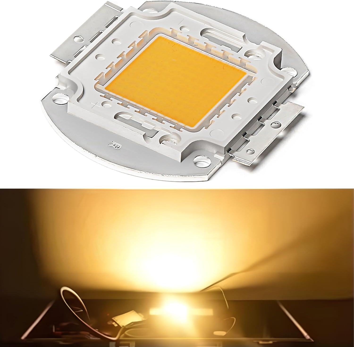 200W 3200K Warm White SMD COB Integrated Light Source, LED Beads, Chip, Lamp Bulb for Stage Lights