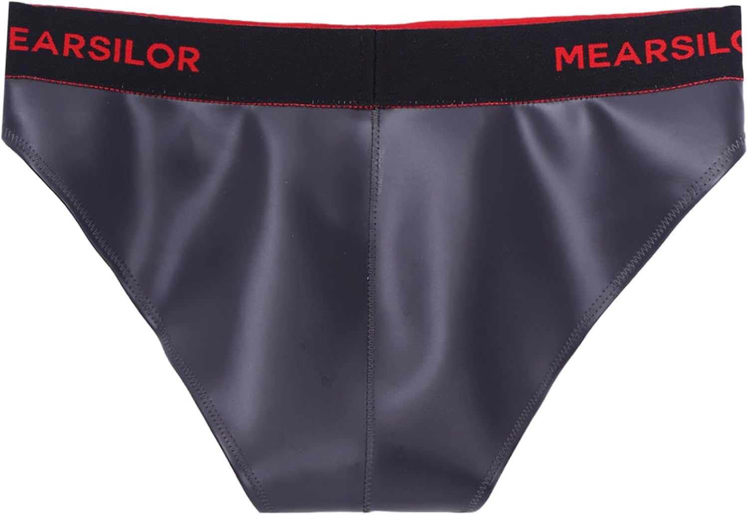 Jelory Men Tanga Underwear Triangle Briefs Latex Underwear