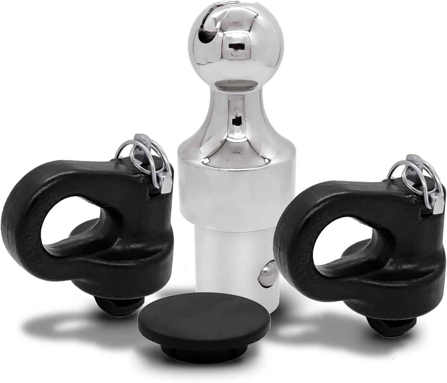 60639 Puck System Gooseneck Hitch Ball Kit, Compatible with 2013-2025 Ford F250 F350 F450, 2016-2025 Chevrolet Silverado, GMC Sierra & Nissan Titan XD, 38000 lbs GTW/ 9500 lbs VTW, 2-5/16 Inch Ball