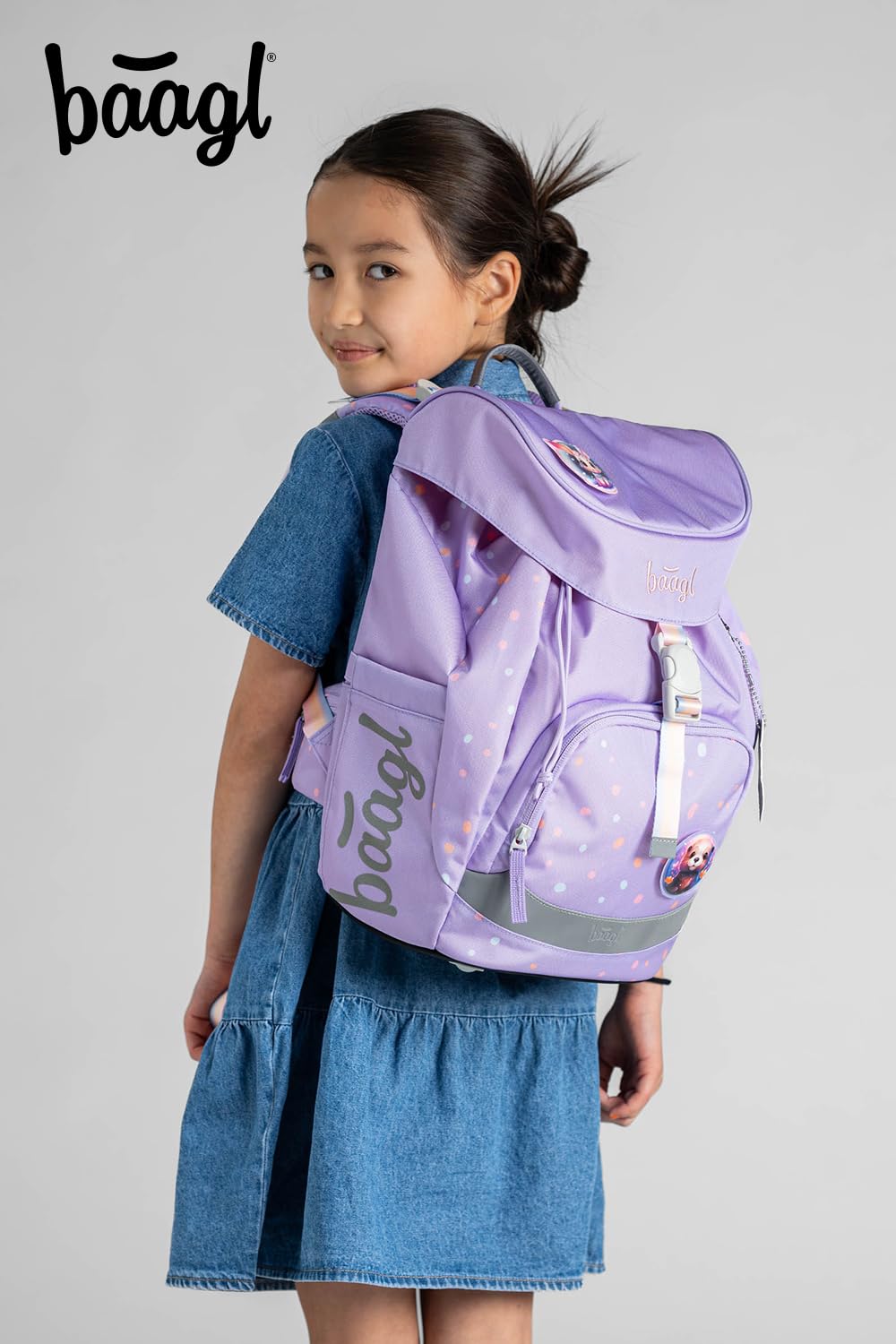 Baagl Zaino scuola per 1 ° classe ragazzi ragazze Airy zaino scuola ultraleggero borsa scuola bambini zaino scuola elementare