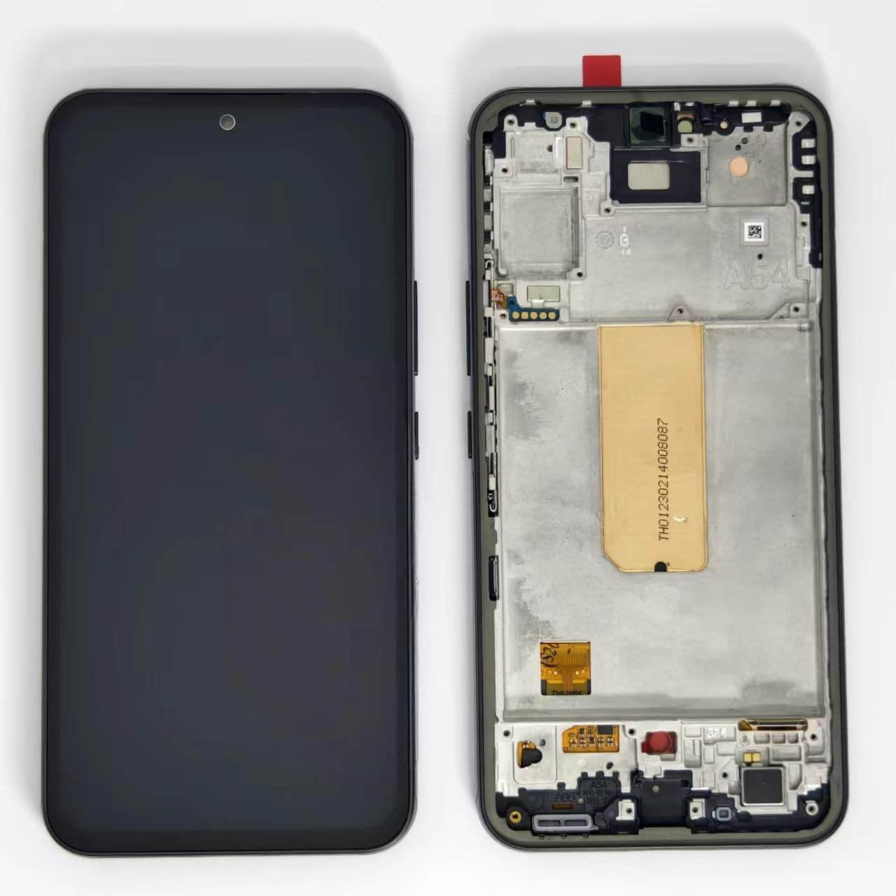 OEM 6.4 inch Super Amoled LCD Digitizer for Samsung Galaxy A54 5G Screen Replacement SM-A546U, A546E,A546B/DS Touch Display, Full HD Digitizer Assembl with Full Accessories (with Frame US Version)