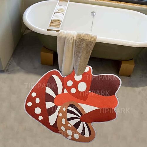 Miniatura 2 de Alfombra de hongo grande antideslizante suave lavable para dormitorio, baño, sala de estar