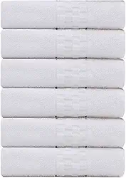 Kit Com 2 Toalhas Banho Teka Profiline Madri Branco Hotelaria e Pousada 440g/m² Gramatura Toque Macio e Super Absorção 75 x 140cm