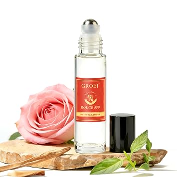 Roll-On Pheromone Perfume for Women Rose Scent 0.34 Fl Oz/10ml