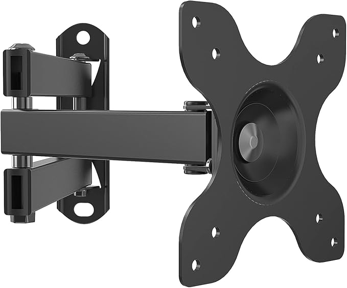 WALI TV Wall Mount Articulating LCD Monitor Full Motion 15 inch