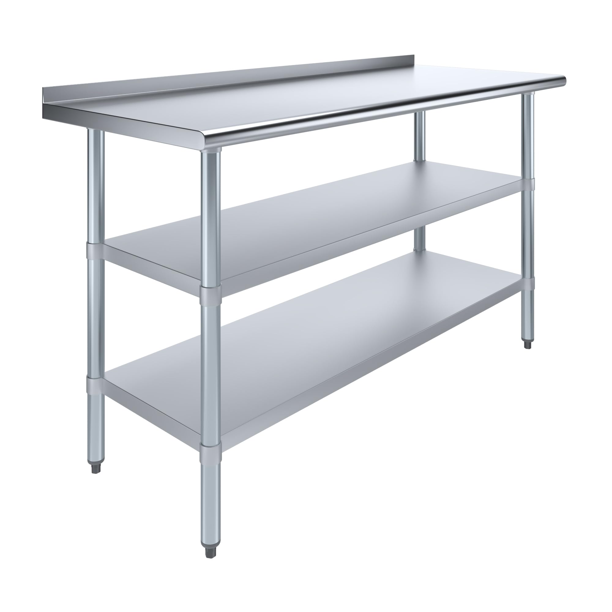 AmGood Stainless Steel Work Table with 1.5