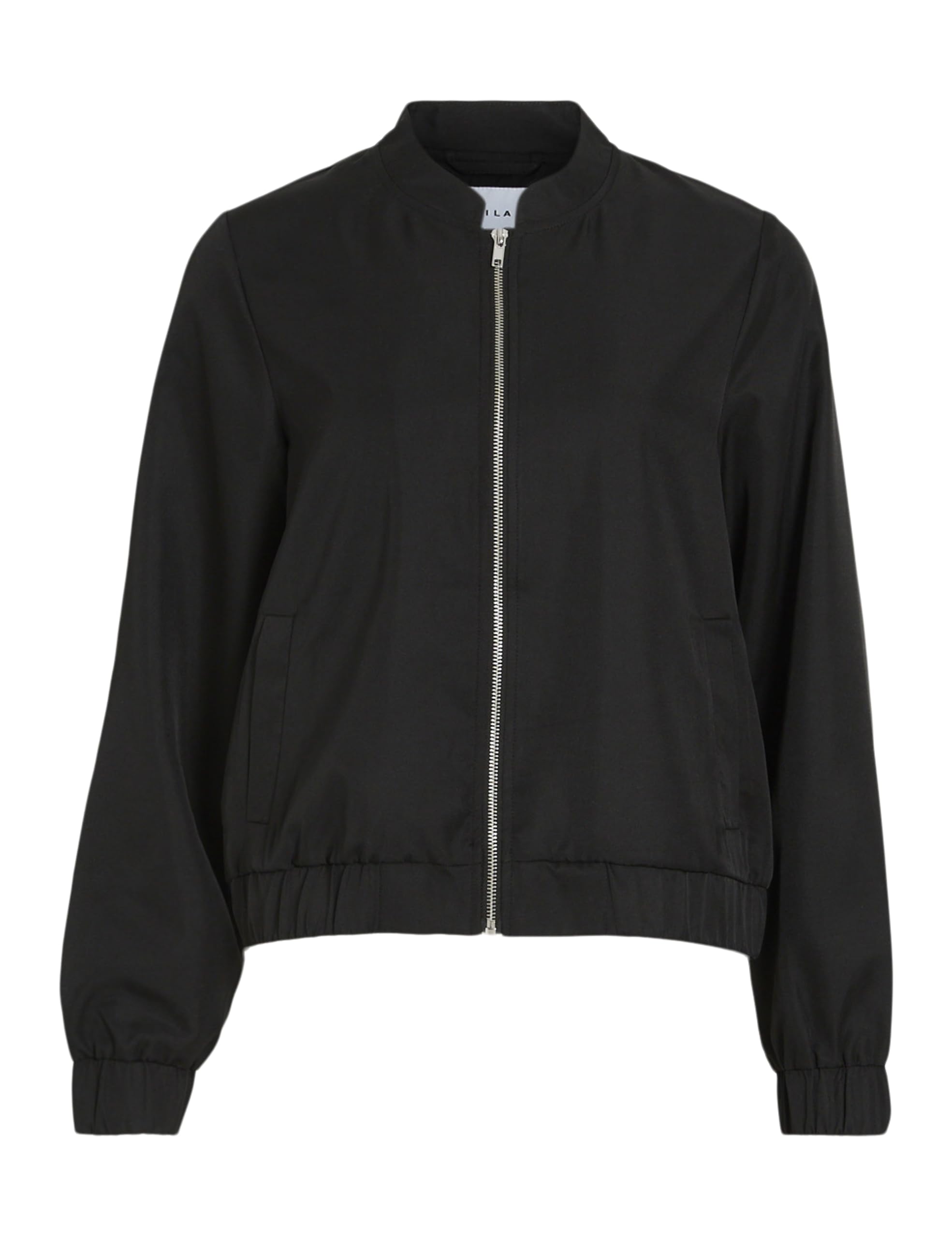 Vila Women's Vipapaya L/S Bomber Jacket Noos, black beauty, 14