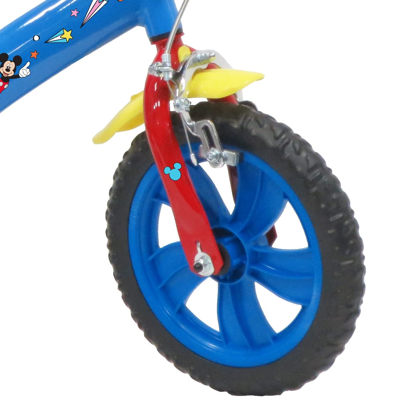 Disney Vélo 12'' Mickey Équipé de 1 Frein Bicicleta Freno, Juventud Unisex, Azul