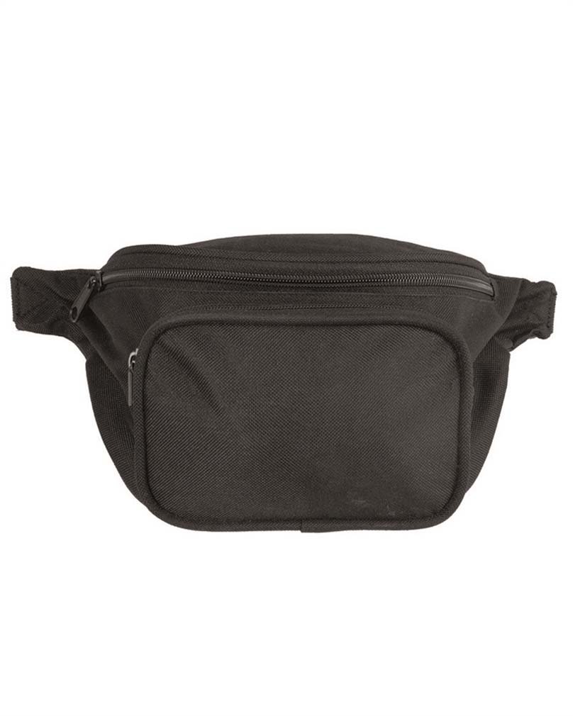 Mil-Tec Black Canvas Waist Bag
