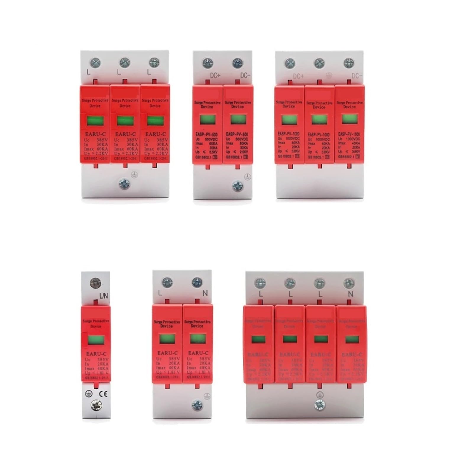 Parafoudre protection contre les surtensions DC 1000V pour panneaux - 7