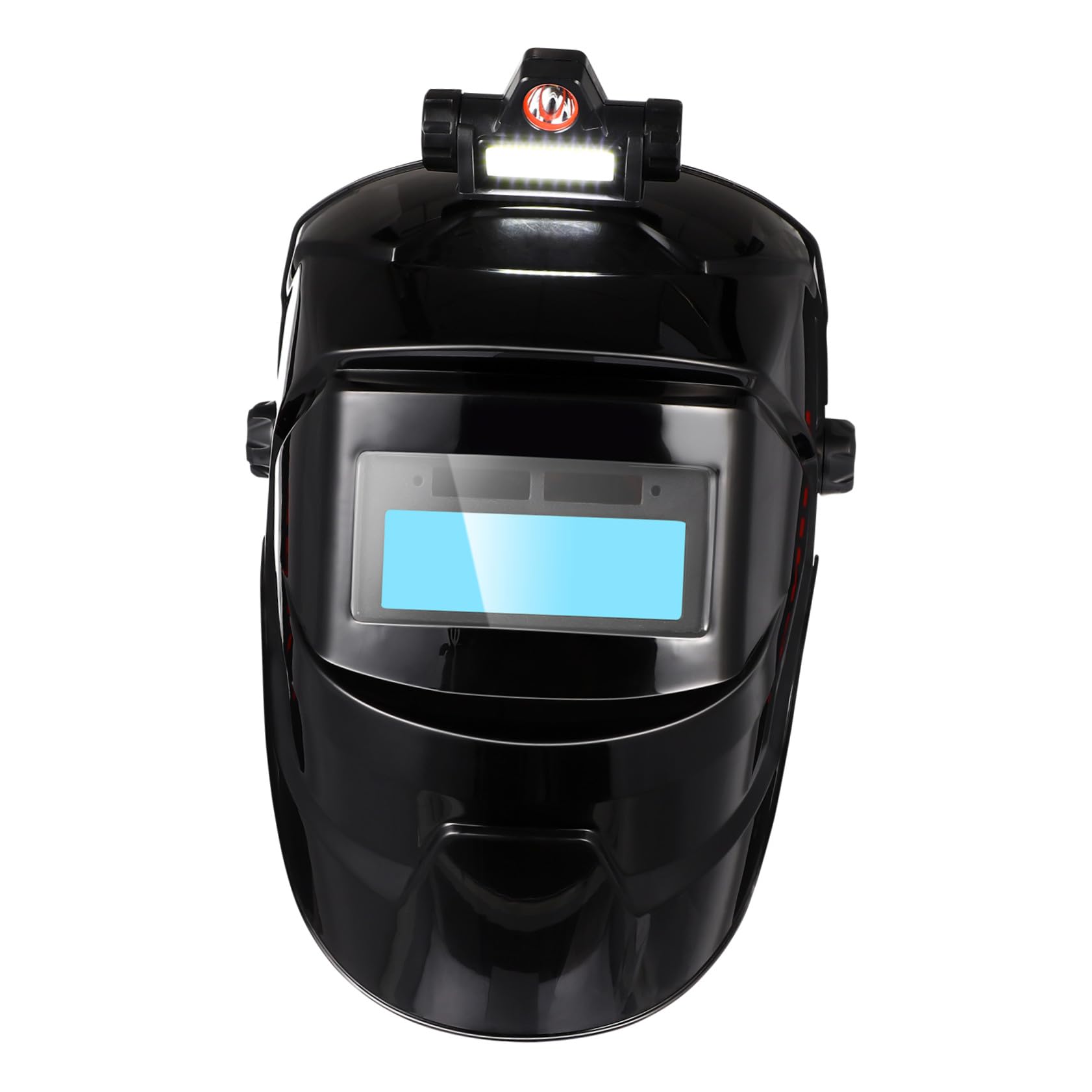 Maschera da Saldatura a Testa 8 Livelli Schermo Grande Nero