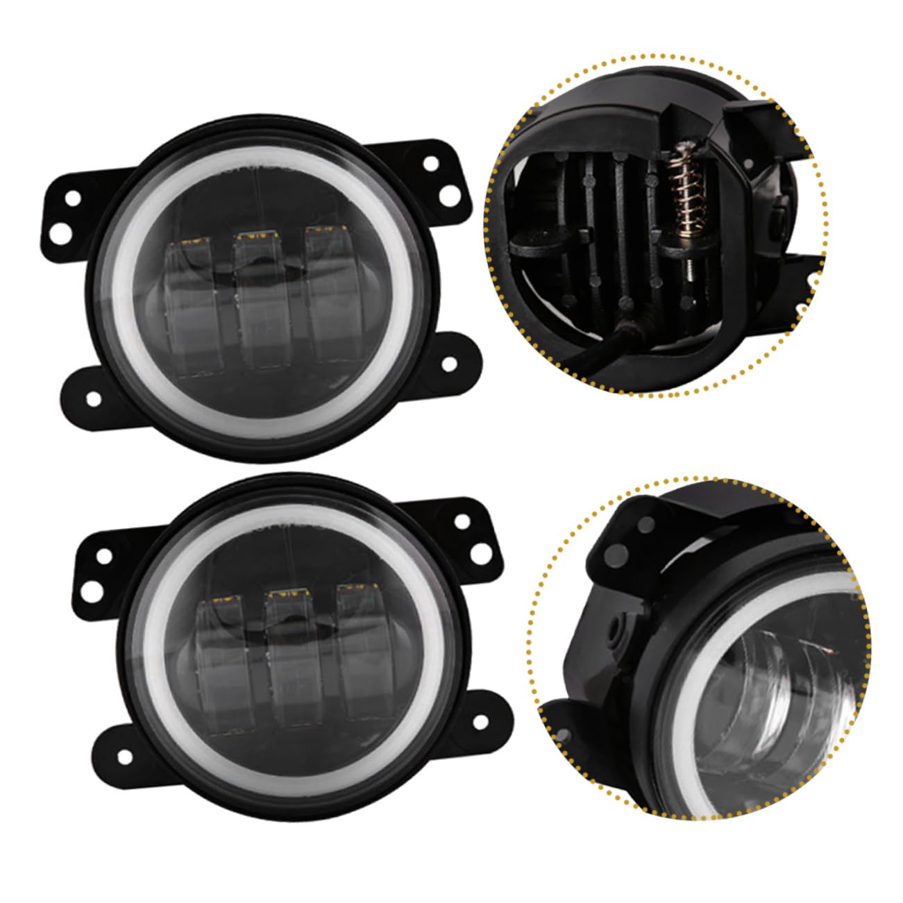 PRETYZOOM Lampadine Per Fari Led Per Fari Auto Led Basso Consumo Energetico Realizzate in Elevata Luminosità e Effetto Luminoso Brillante