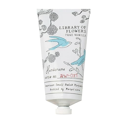 Vista 19 de Library of Flowers Handcreme - Crema de manos perfumada para mujeres, loción hidratante de manos para manos secas, manteca de karité y manteca