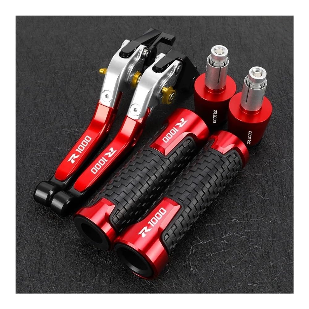 Emqdcaz Color A For Gsxr1000 Gsx R1000 2005-2006 Gsx-R Gsxr 1000 K5 K6 Brake Clutch Levers 7/8'' 22Mm Handlebar Knobs Handle Grips Ends Brake Clutch Reservoir Levers