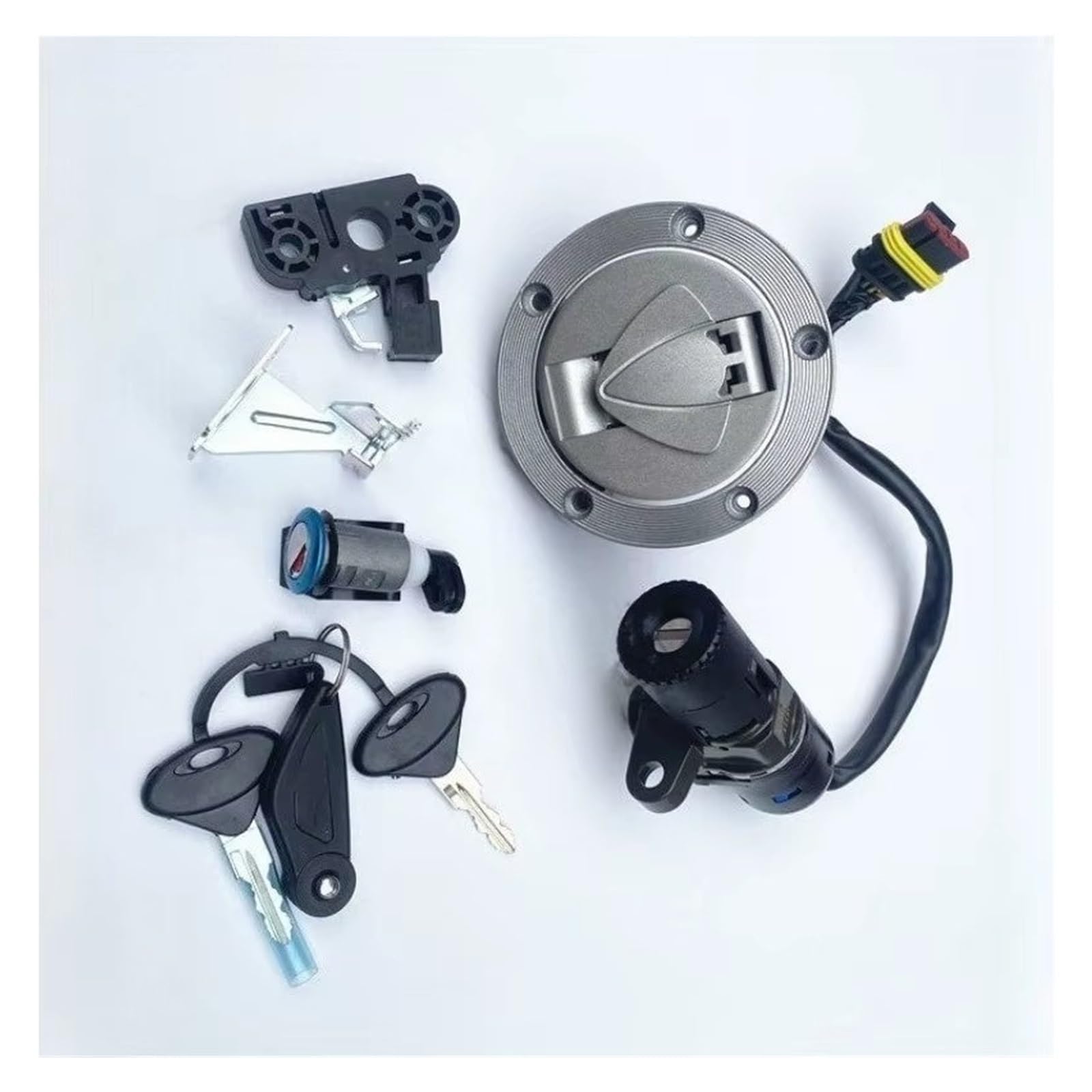 Cerradura De Encendido para 502c Interruptor Encendido Tapa Gas | Interruptor encendido motocicleta tapa bloqueo asiento tapa tanque combustible juego llaves Kit