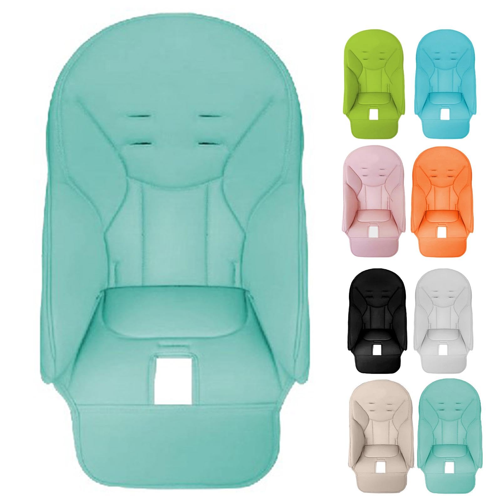 Jingan Mint Green Breathable High Chair Cushion And Seat Pad - Replacement For Peg-Perego Siesta Zero3 Baoneo, Kosmic Jané