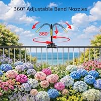 Bewässerungssystem für Garten, 360° Flexibles Micro Drip System für Gartenbewässerung, 30M Tropfschlauch Bewässerung für Balkon Sprühnebel Terrasse Bauernhof Rasenbewässerung – Ansicht 3