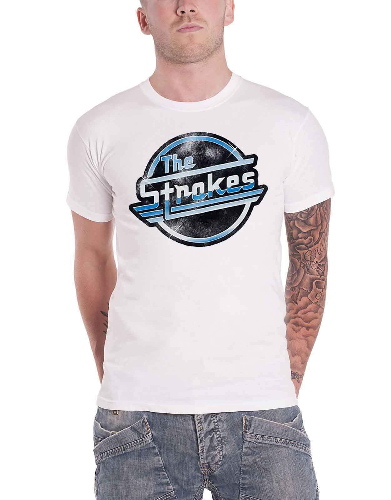 Rock Off White The Strokes - Distressed Og Magna - T-Shirt - Cotton - Size Xxl - Officially Licensed Merch