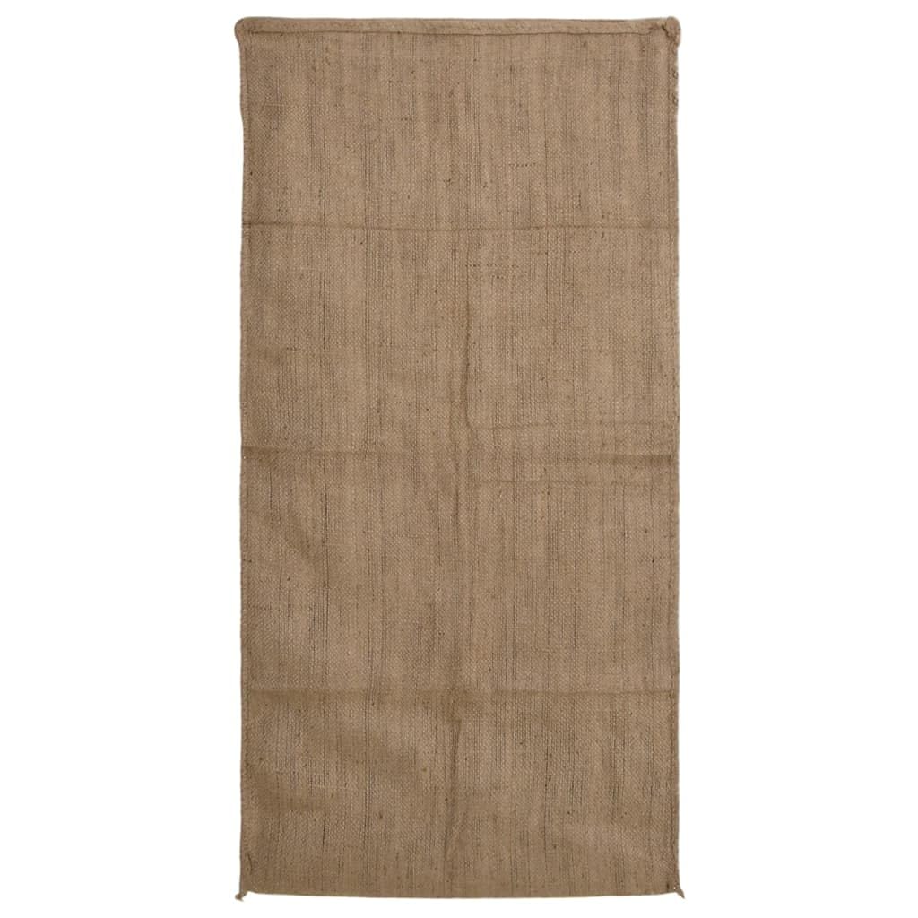 Brokky 155786 Sacchi di Iuta 10pz 65x135 cm 100% Iuta 340 gsm Sacco di Iuta Grande, Sacco di Patate, antigelo per Piante, svernamento, Sacco da Giardino, Sacchetto di Iuta Multifunzionale, Resistente