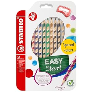 Stabilo EASYcolors Buntstifte 12er Pack mit Spitzer