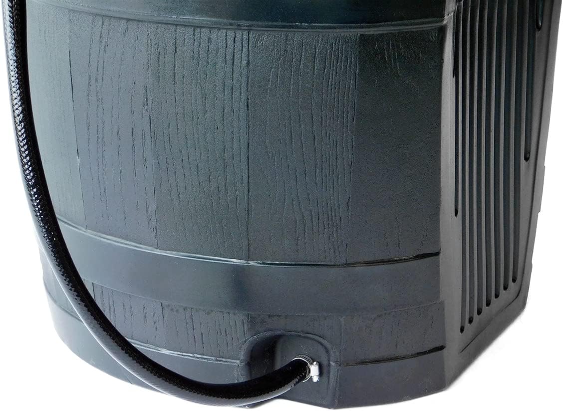 FCMP Outdoor RC45 Rain Barrel, Black