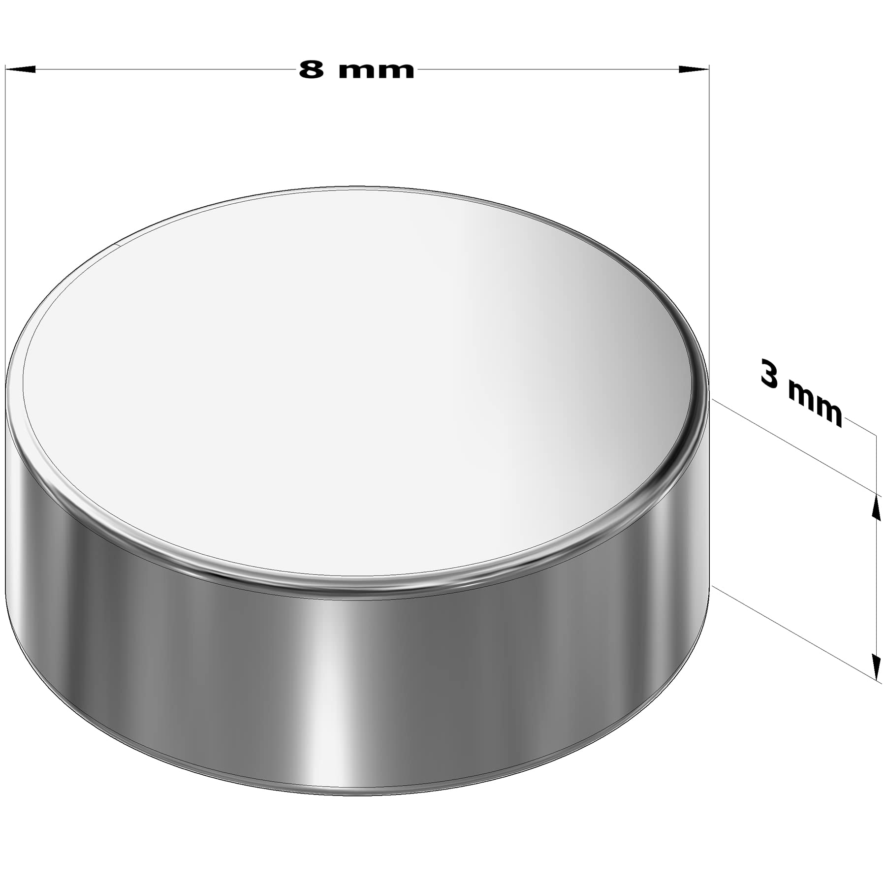 50 Magneti Al Neodimio Piccoli E Forti - Per Frigo, Lavagna O Fai Da Te - Foto 3