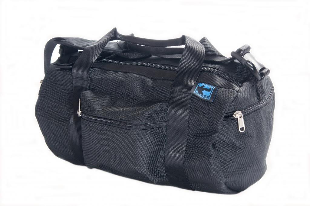 Ultimate Duffel Bag Black 14"W x 9"D OVAL