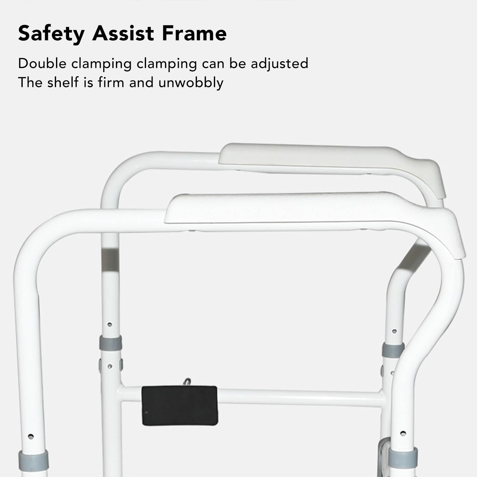 Elderly Bathroom Toilet Armrest Stand Up Assist Shelf Pregnant Women's Toilet Assist Armrest No Installation