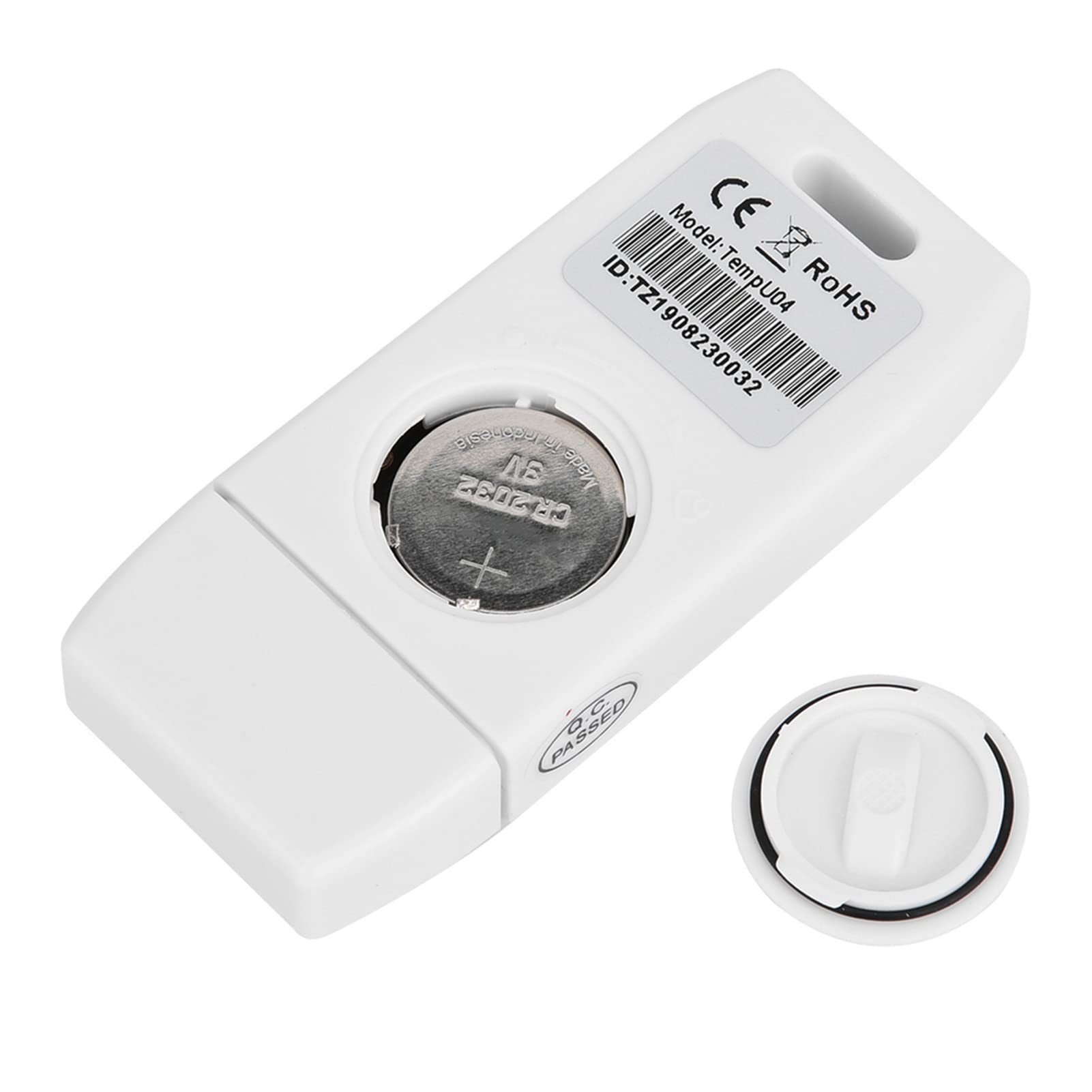 Data Logger di Temperatura e Umidità TempU04 PDF Porta USB Registratore di Umidità di Temperatura Riutilizzabile Capacità di 12.000 Punti[TempU04] (TempU04)