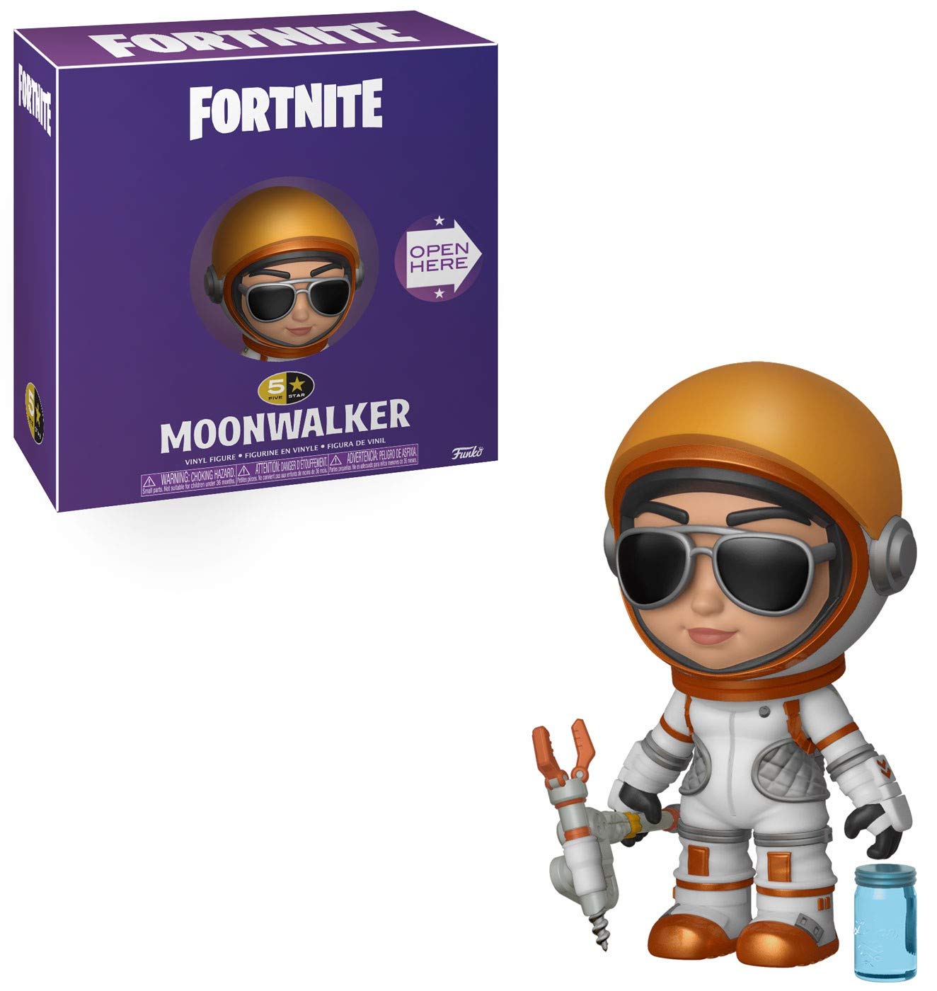 Funko 5 Star: Fortnite: Moonwalker, Collectable Vinyl Figure For Display, Gift Idea, Official Merchandise