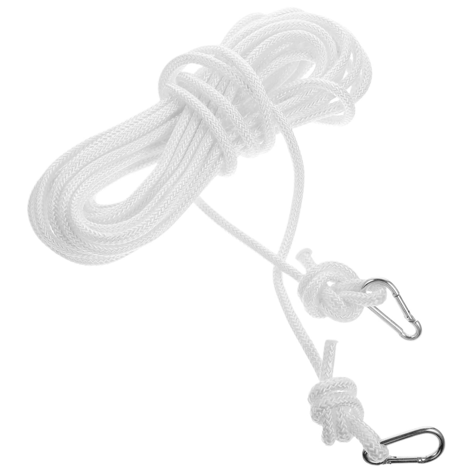 Laundry Line 1Pcs Home Nylon Braided Clothesline Outdoor Drying Rope Portable Lightweight Hanging For Camping Balcony Garden