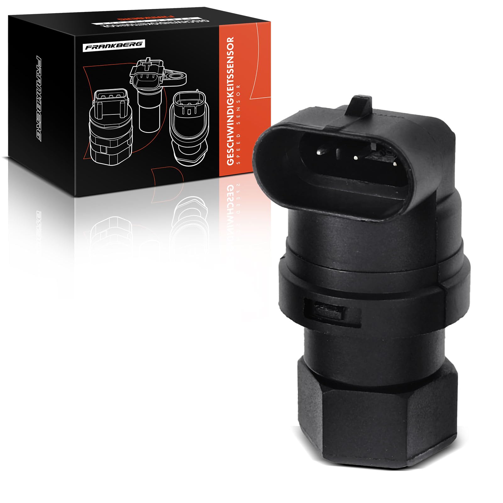 Frankberg Sensore di percorrenza Sensore albero tachimetrico Compatibile con 169 Strada Pick-up 178 278 Punto 188 Doblo MPV 263 Doblo MPV 119 223 Replace# 46817374