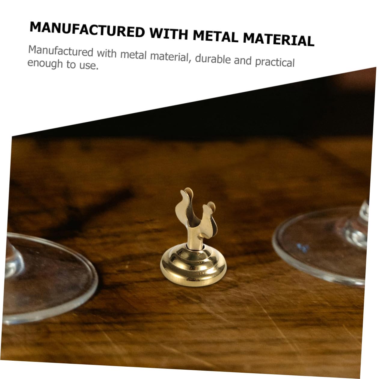 GALPADA Soportes Mini U Inoxidable Para Números De Mesa Clips Para Notas Y Cartas Elegantes Para Fiestas Y Restaurantes 3 Piezas X 7