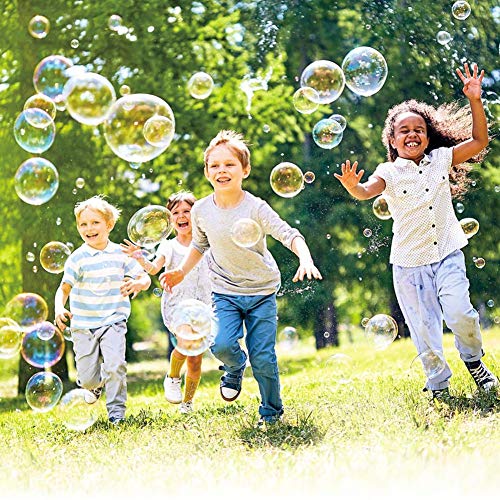 Atdawn Metal Portable Bubbles Machine, Professional Automatic Bubble Maker With High Output For Outdoor/Indoor Use, Wireless Remote Control (Black) #TOP7