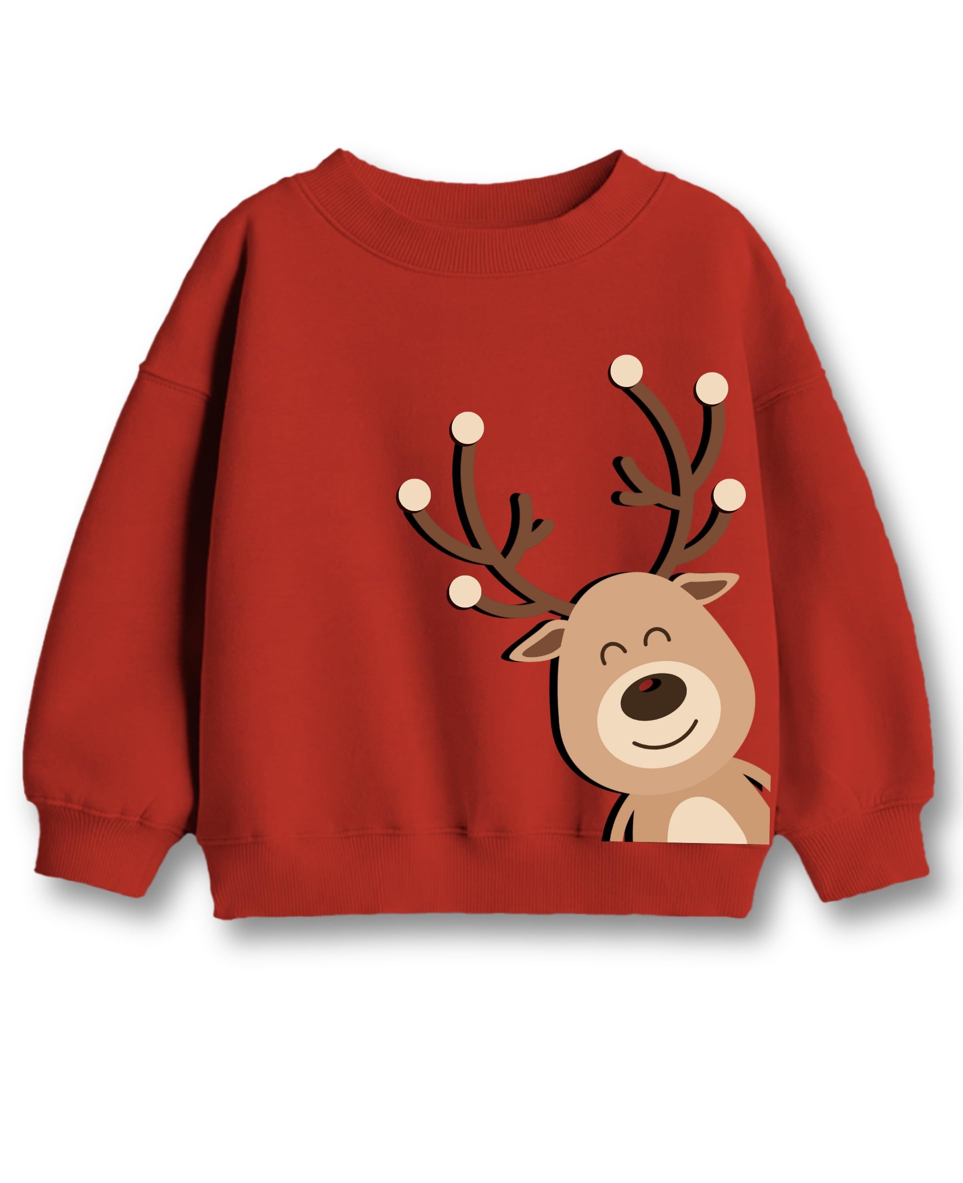 X2O Cotton Full Sleeves Christmas Sweatshirt for Kids Regular Fit Character Printed Boys and Girls (Santa)(Pack of 1)-image-49