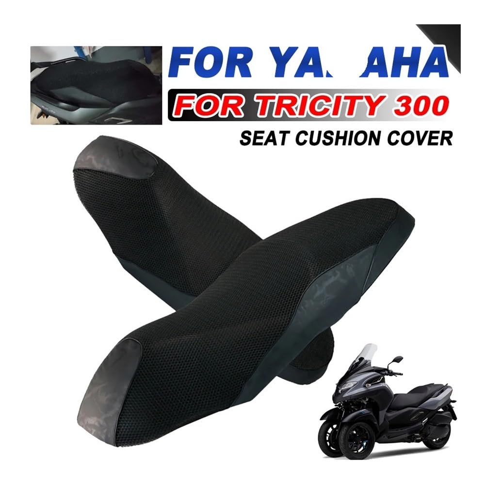 Coprisella Scooter Fodera Per Cuscino Del Sedile Per Ya&maha Tricity 300 Protezione Solare Per Moto Protezione Termica Protezione In Rete