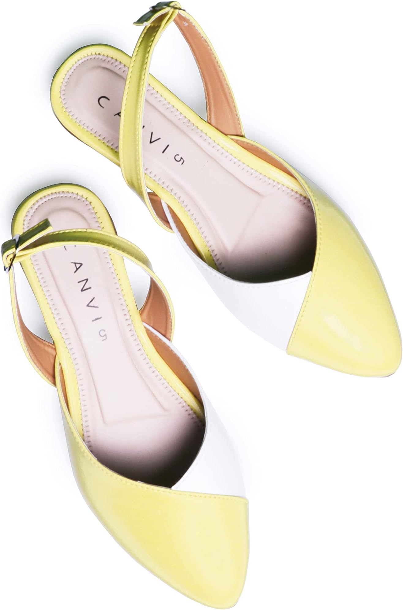 CANVI Stylish | Fancy | Comfortable Women's Ethnic Flats Sandals for Women and Girl, Synthetic Leather Sandals Casual Summer Beach Shoes Sandal