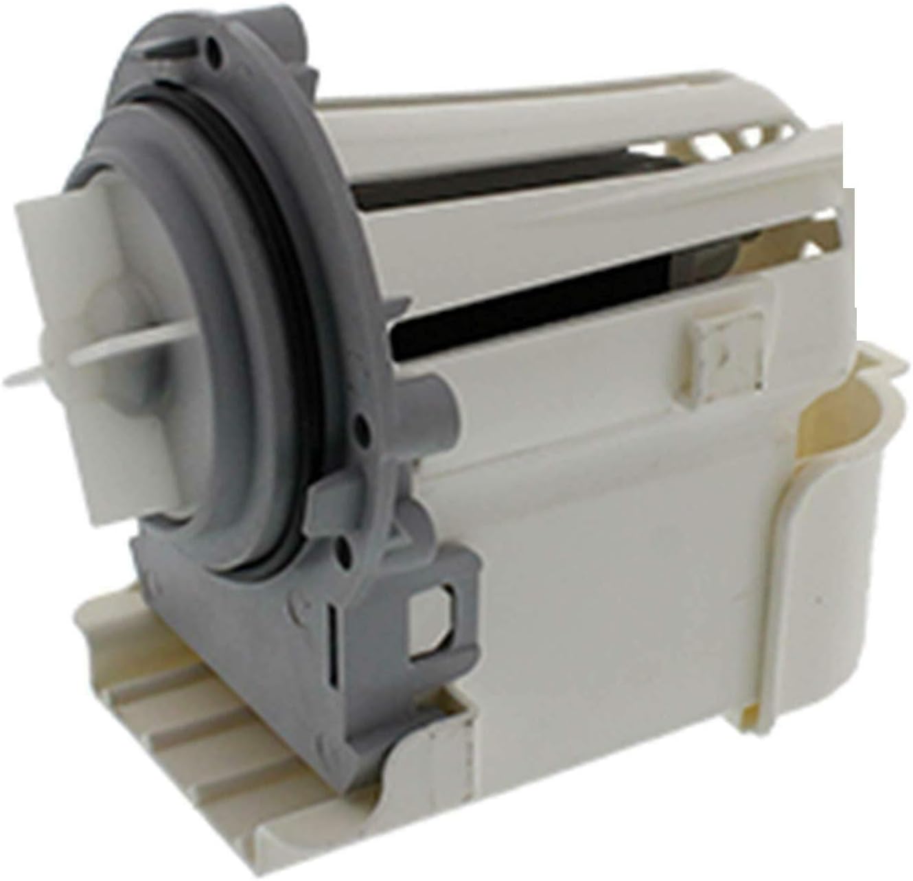 GLOB PRO SOLUTIONS Front Load Washer Water Pump Motor 461970201671-46197020148 Only Motor, 4 Blades Impeller Mod: M75 461970201671- 46197020148