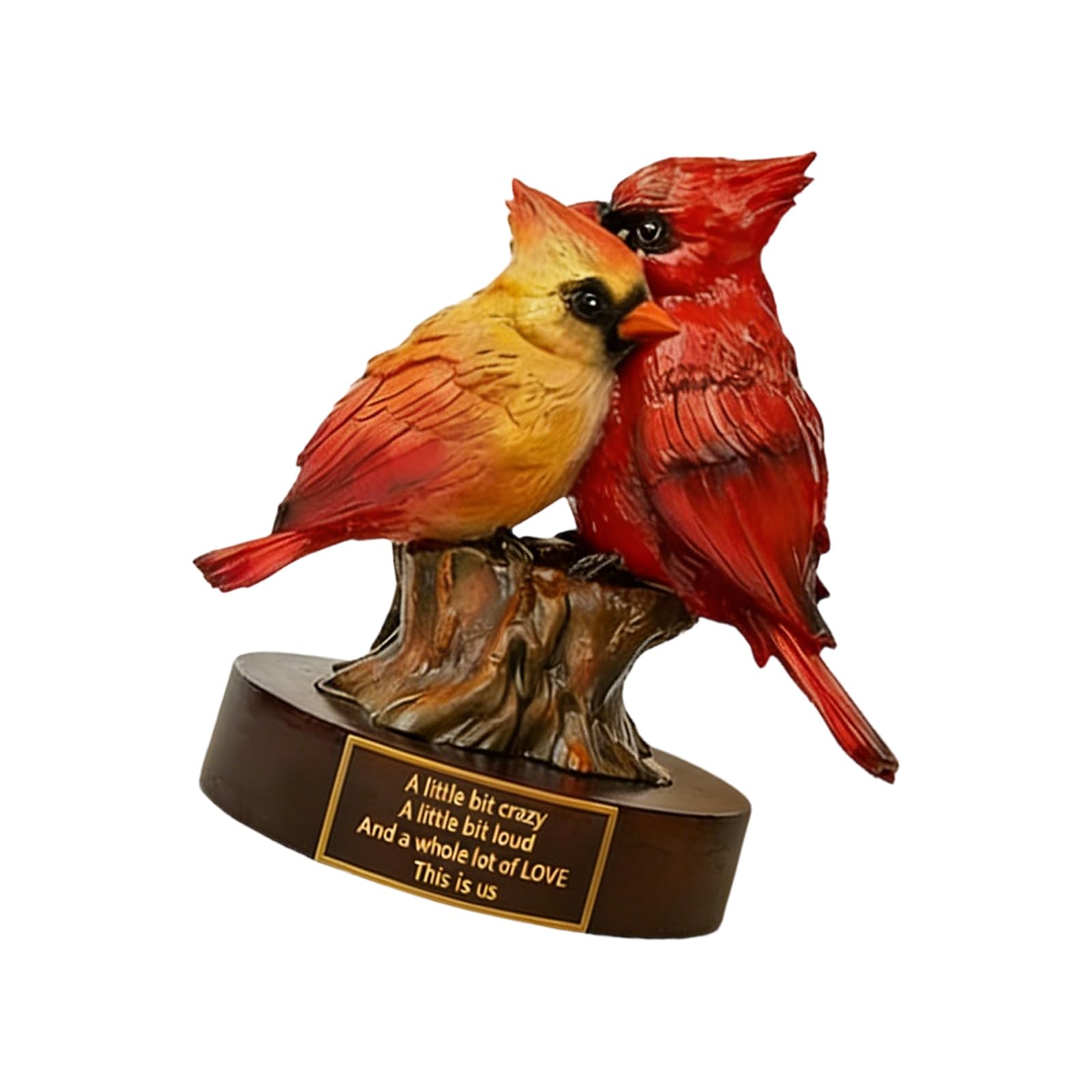 Ekoama Exquisites Resins Conclavist Bird Figurine Red Conclavist Bishop Resins Statue For Home Decoration And Memorials