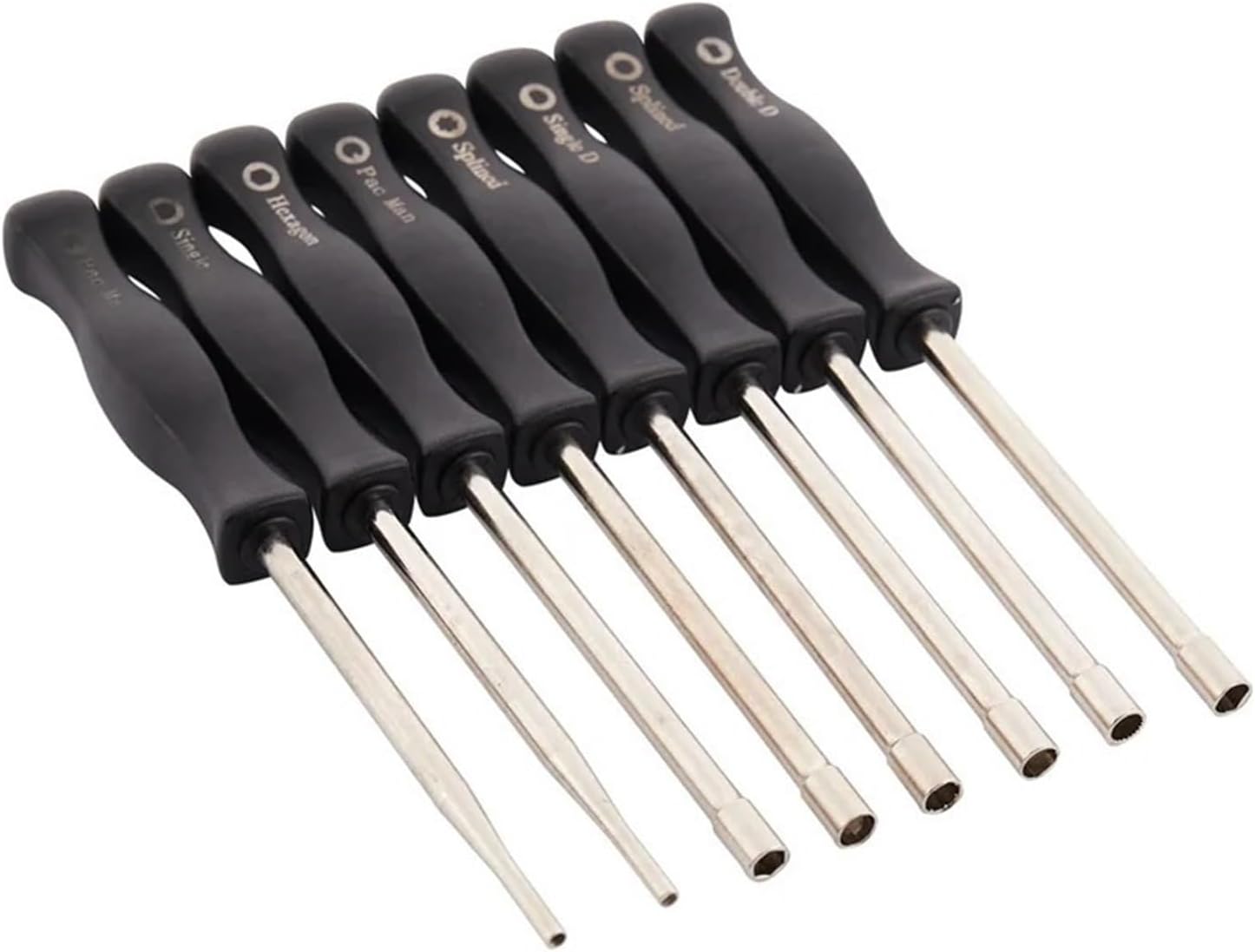 A20F-24 Pcs Screwdriver Carburetor Adjustment Tool Single D Double D Hexagon Hex Socket Kit Set